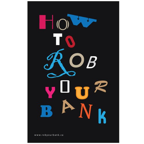 How to Rob Your Bank - Book Cover Design by Al Sec