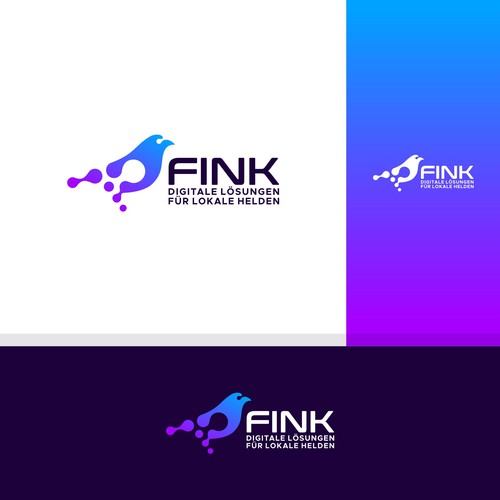 Logotipo y tarjeta de visita propuesta en el concurso por AjiCahyaF