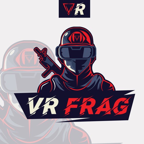 VR shooter played at large space VR arcades is looking for a logo. Réalisé par BAHAA FIKRY