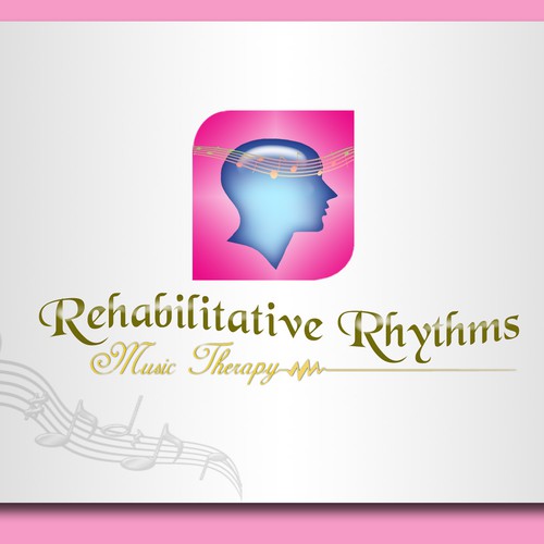 logo for Rehabilitative Rhythms Music Therapy Diseño de Abel's