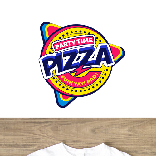 FUN pizza parlor logo design Diseño de -NLDesign-