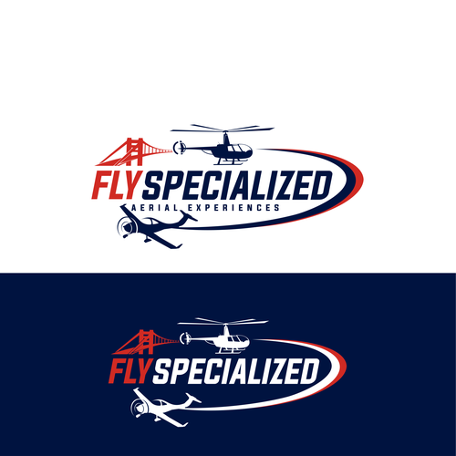 Diseño de Helicopter | Aviation Company logo for flight experiences de journeydsgn