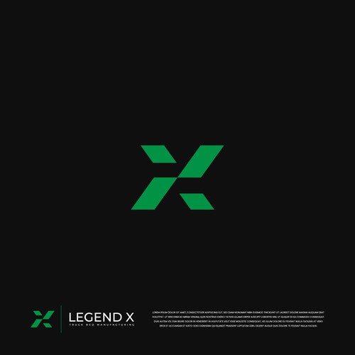 Legend X Truck Bed's Logo Design by Neutra®