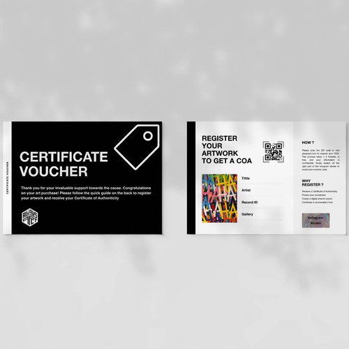 Certificate Voucher Design by @rysmrn