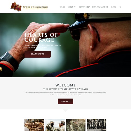 PPCLI Foundation website Design von Infinityデザイナー