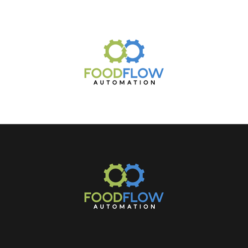 FoodFlow Automation Logo Diseño de Captainzz