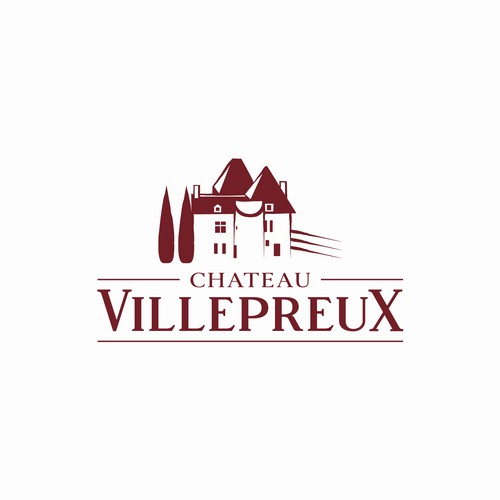 Modern new logo for French chateau and vineyard Design von desi9nart