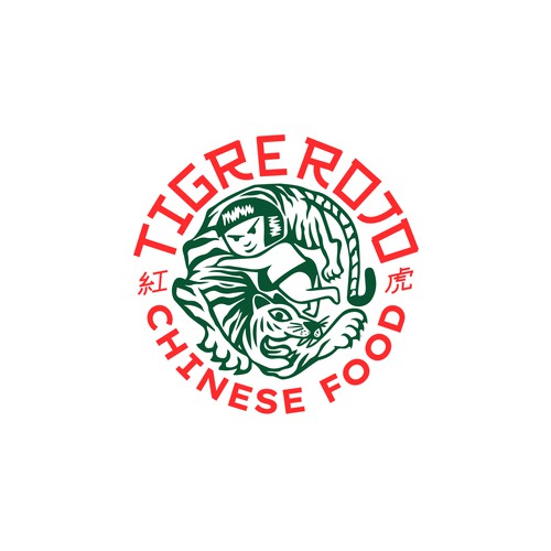 Tigre Rojo Chinese Food Design by Babel Port