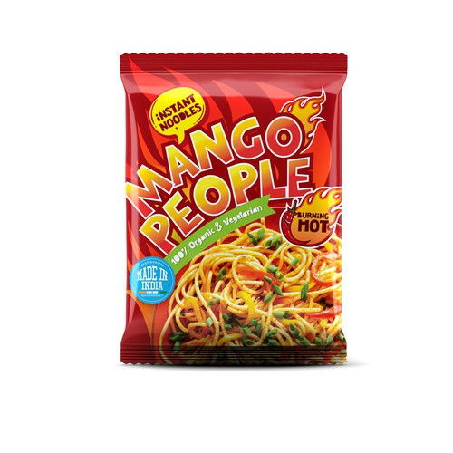 Playful Instant Noodle Packaging Design Challenge Design by Manthanshah