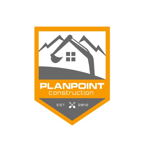 PlanPoint Construction Logo Needs A Remodel Design by Bert_Design