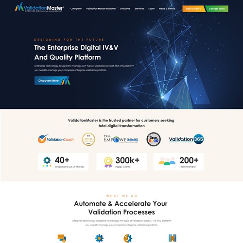ValidationMaster Digital IV&V Website Re-Design Project Design by OMGuys™