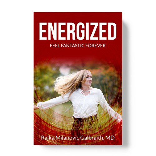 Design a New York Times Bestseller E-book and book cover for my book: Energized Design by TopHills