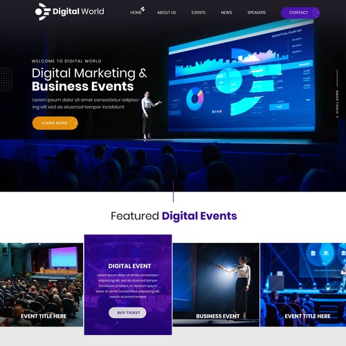 Web page design contest entry by pb⚡️