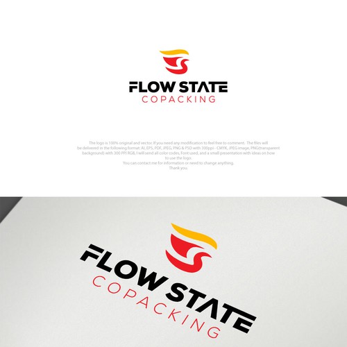 Flow State logo Design by Mont Studio
