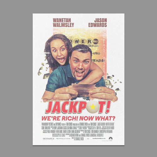 JACKPOT! The Comedy Short Film Poster Design Challenge" Design by CUPEDIUM