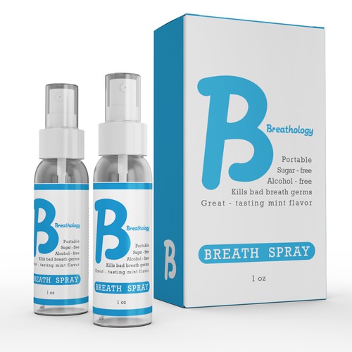 Create Modern & Eye Catching Packaging For Breathology 