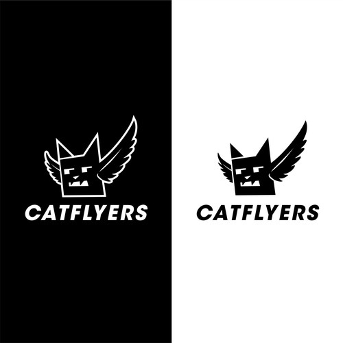 Design di Blend images to create flying cat sneaker logo: CATFLYERS di Gunsganesh
