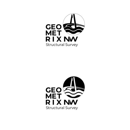 Bridge Construction Logo for Geometrix NW Design by gimbri