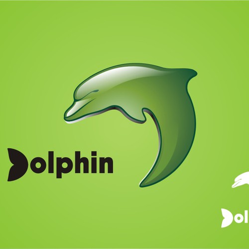 New logo for Dolphin Browser Design by eugen ed