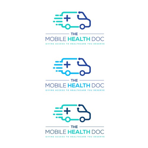 Design a logo for a mobile medical practice! Design by Jerry@