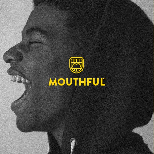 Strong, spunky yet clean logo for mouthful Design by Siapareza