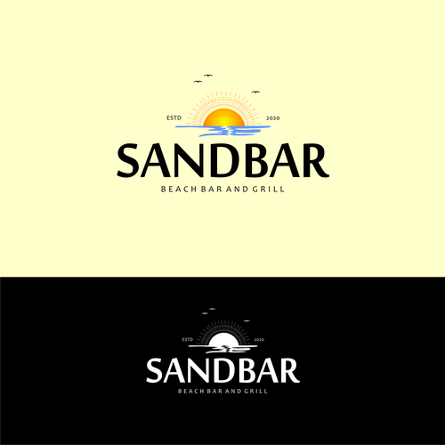 SANDBAR- CHIC Logo for Beachside Bar and Restaurant Design von finzano setyawan