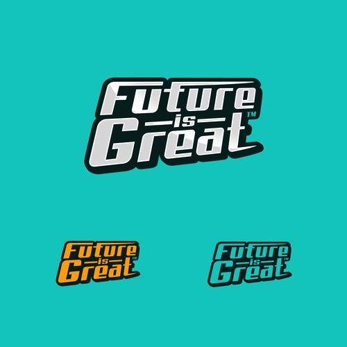 "Future Is Great" new optimistic, futuristic brand needs a stylized logo-ontwerp door Grapìkal