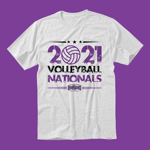 2021 Volleyball Nationals Shirt Diseño de kenzi'22