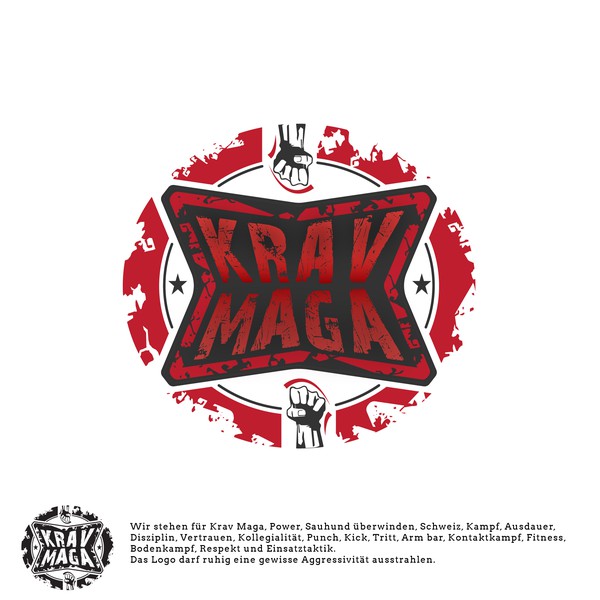 Bold logo for fighting club