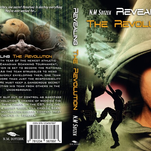Design an awesome cover for Science/sports-fiction novel 'Revealing the Revolution' Design by FalaBogu