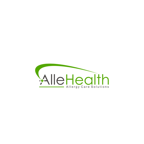 Create a logo for a new allergy company called AlleHealth Design by endang susiloningsih