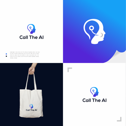 AI Communication Logo Design by bell_gið