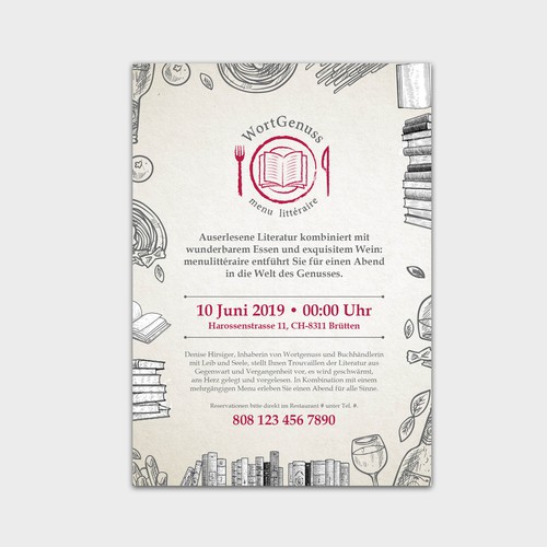 Postcard, flyer or print contest entry by #G AfreenGraphic