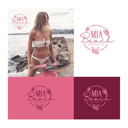 Create a brand for Mia Beach swimwear/beach ware that will have us  dreaming of an endless Summer. Design by Marienst