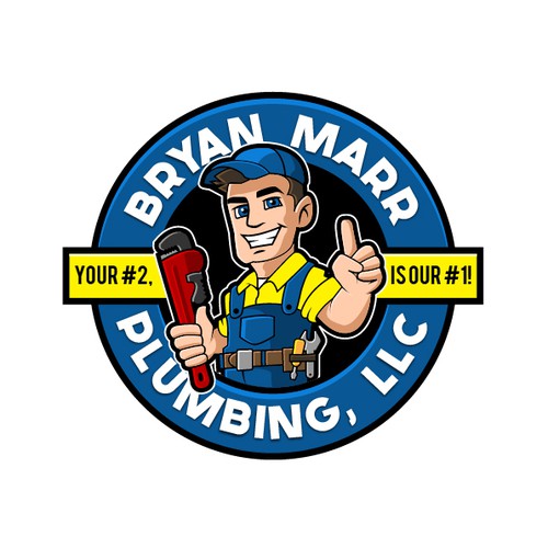 Design Help Bryan Marr Plumbing modernize their current logo di Deezign Depot