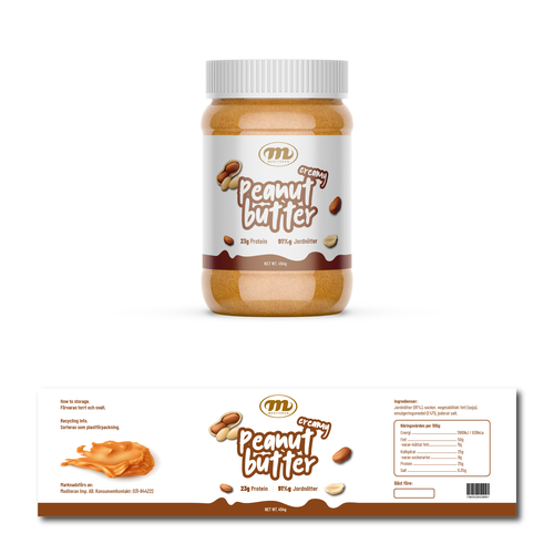 We need a Peanut Butter label that stand out. Design by t1.std