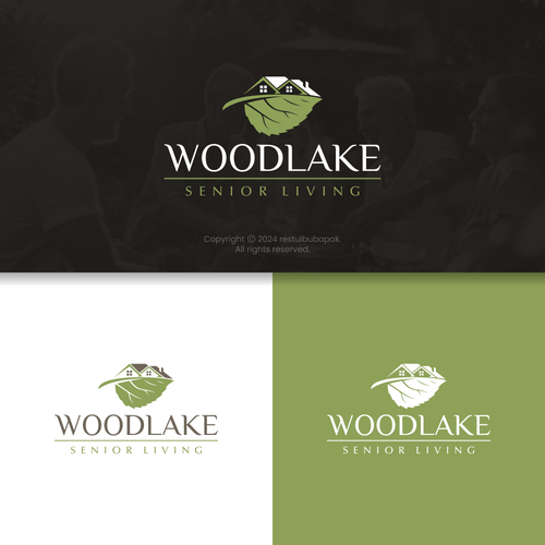 Create an Iconic Logo for Our Senior Living Community - Woodlake Estates Senior Living Design by restuibubapak