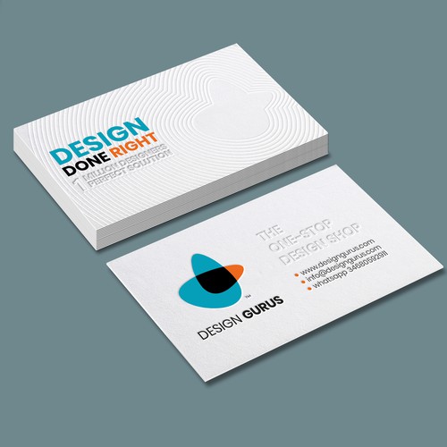 Business Card for DesignGurus.com Design réalisé par fastdesign86