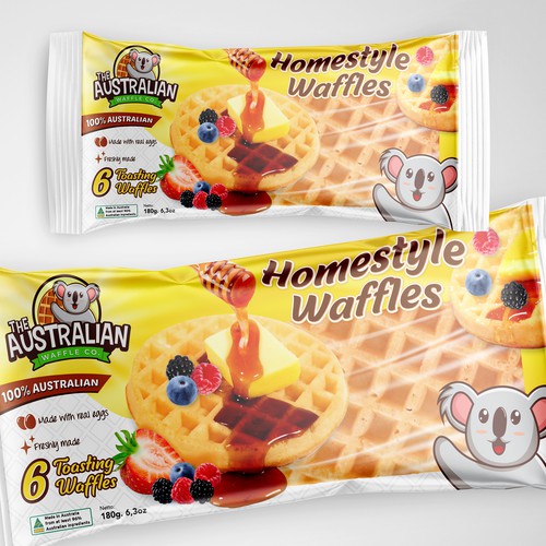 Waffle Packet Design Design by rizal hermansyah