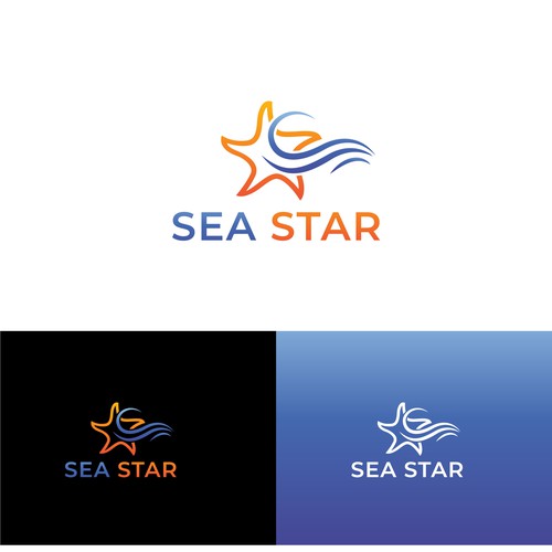 Design a beautiful, fun logo for our boat Sea Star Design by smitadesign