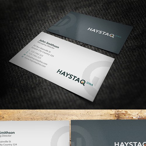 Design a business card for creative big data consulting firm Design by conceptu
