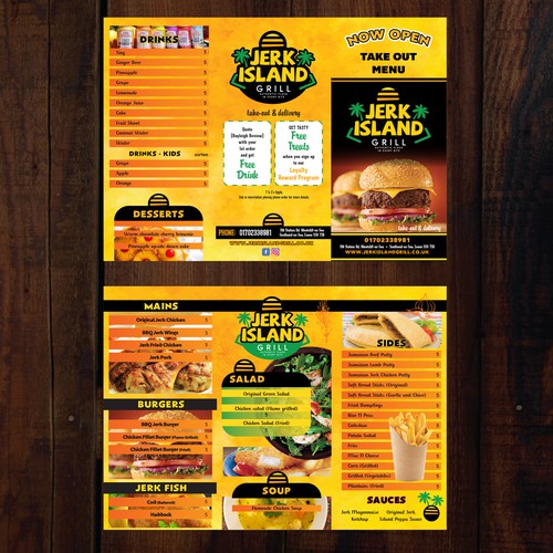 Free Jamaican Menu Templates Taha