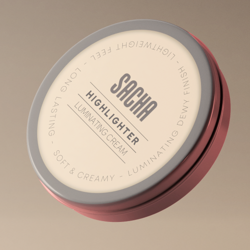 Sacha Luminating Cream Highlighter Design by DesignInc.