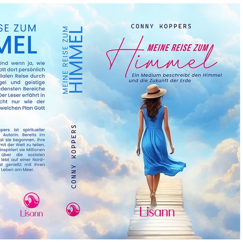 Cover for spiritual book My Journey to Heaven Diseño de Brizine
