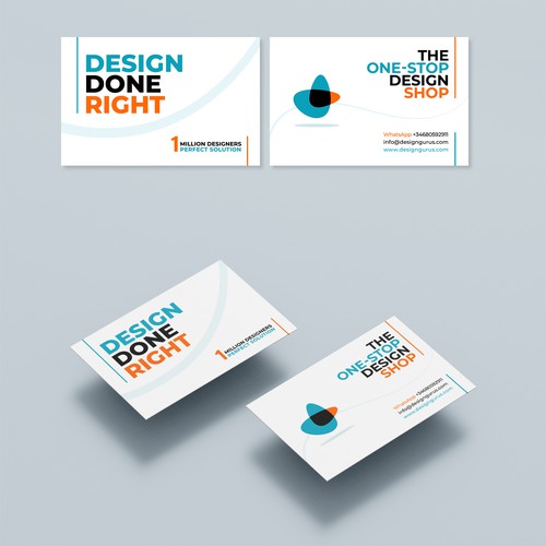 Business Card for DesignGurus.com Design réalisé par VisibleGravity™