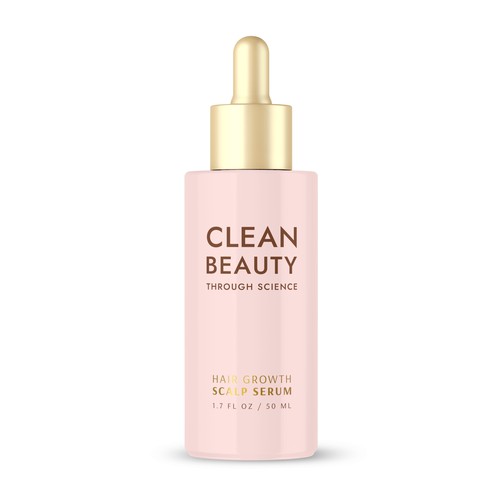 Serum Bottle Packaging For a New Haircare Line Design by emmafoo