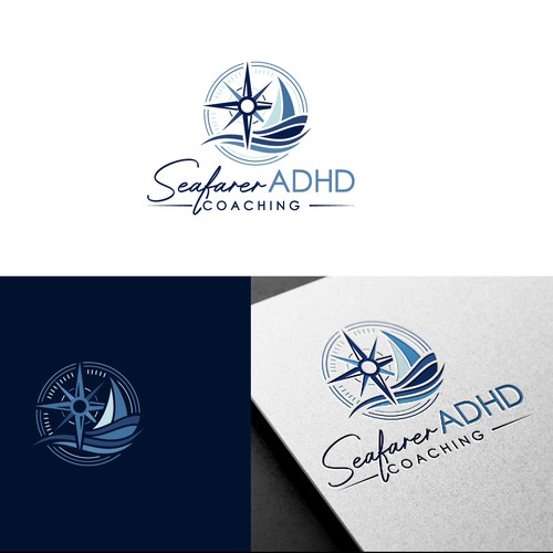 Abstract sailboat logo to evoke navigation and adventure Design by pixelamazers