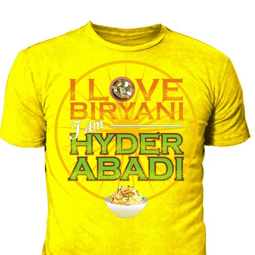 Inspired by Hyderabadi Biryani Design by scitex