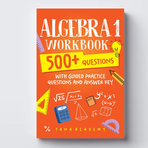 Designs | New, Urban Book cover design needed for an 'Algebra 1 Math ...