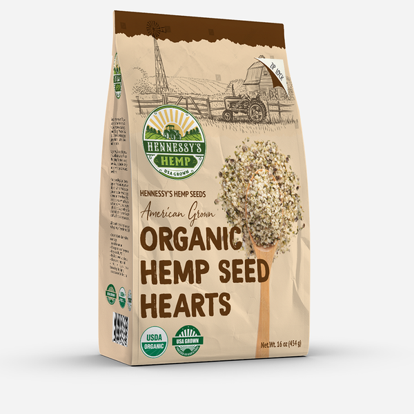 Organic Hemp seed hearts 